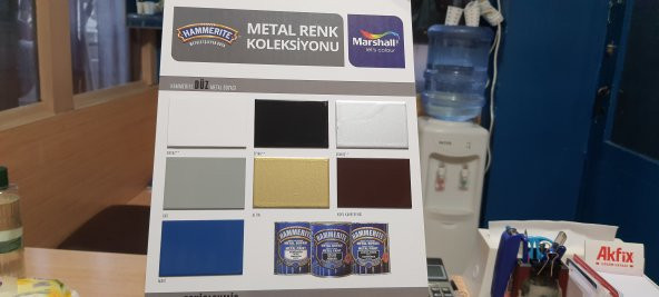 Marshall Altın  Hammerite Direkt Pas Üstü Pürüzsüz Metal Boya 0.75 lt - 3