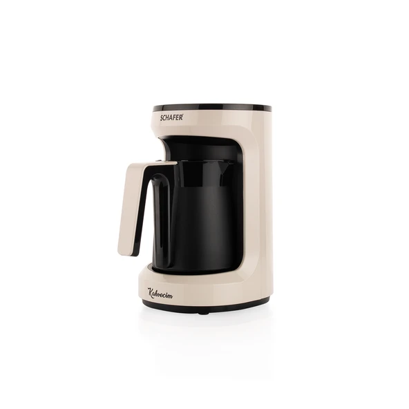 Schafer Kahvecim Otomatik Türk Kahve Makinesi-Krem - 3