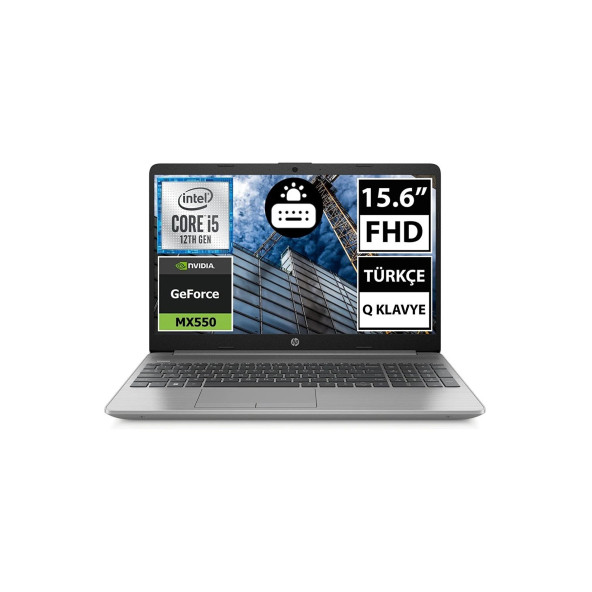 HP 250 G9 6q8m6es05 I5-1235u 32gb 1tbssd Mx550 15.6" Fullhd Freedos Taşınabilir Bilgisayar