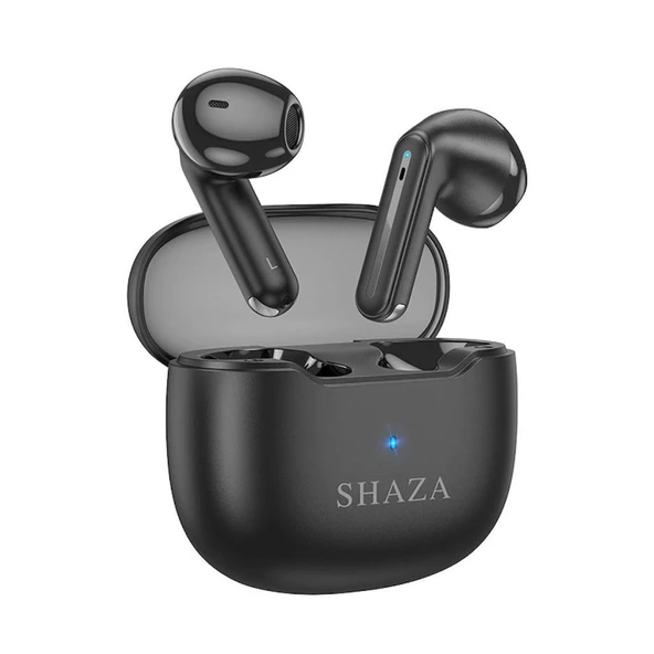 Shaza Air7 Gürültü Azaltma ENC 4 Mikrofonlu Bluetooth 5.3 TWS Kulaklık Siyah - 2