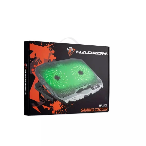 HADRON HR2008 NOTEBOOK SOĞUTUCU LEDLİ 4 FANLI YÜKSEKLİK KADEMELİ - 3