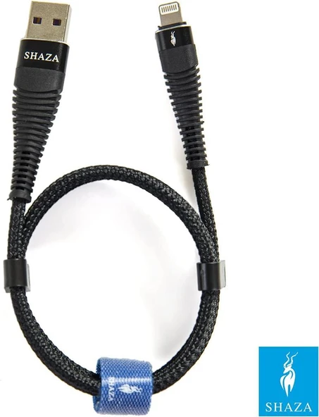 Shaza Apple iPhone Lightning 5A 100 W Örgülü Hızlı Şarj ve Data Kablosu 1 Metre - Resim 8