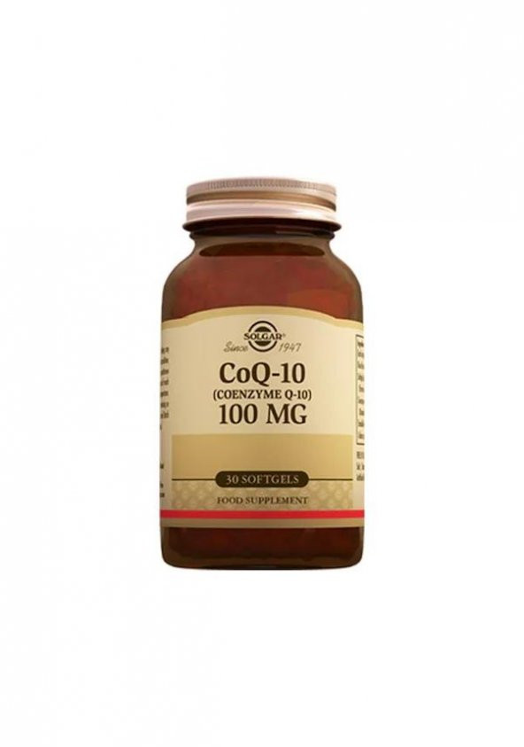 Solgar Coenzyme Q-10 100 mg 30 Softgel 033984009479