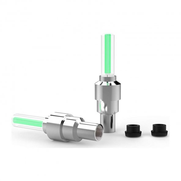 Yeşil Hareket Sensörlü Işıklı Sibop Kapağı Lambası Araba Bisiklet Jant Işığı Jant Lambası