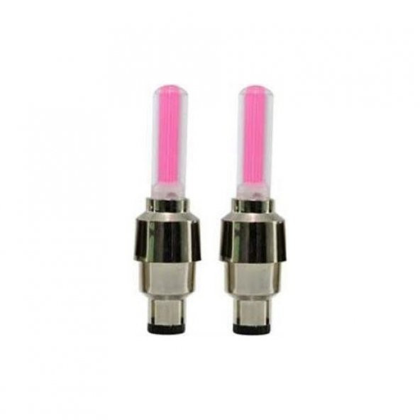 PEMBE Hareket Sensörlü Işıklı Sibop Kapağı Lambası Araba Bisiklet Jant Işığı Jant Lambası - 4