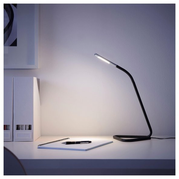 Led'li Çalışma-Masa Lambası MeridyenDukkan Siyah Renk Modern-İnce Tasarım - 2