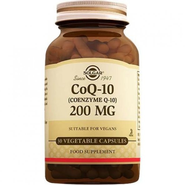Solgar Coq-10 200 Mg 30 Kapsül 033984009486
