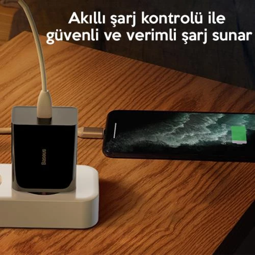 Baseus Super Şarj 20W Pd Type-C Şarj Başlığı Akıllı Şarj İphone 11 12 13 14 Pro Max Şarj Başlığı - 6