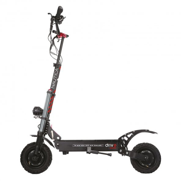 Nautica Drive A2400x Katlanabilir Elektrikli Amortisörlü 2400W Scooter Siyah - 2