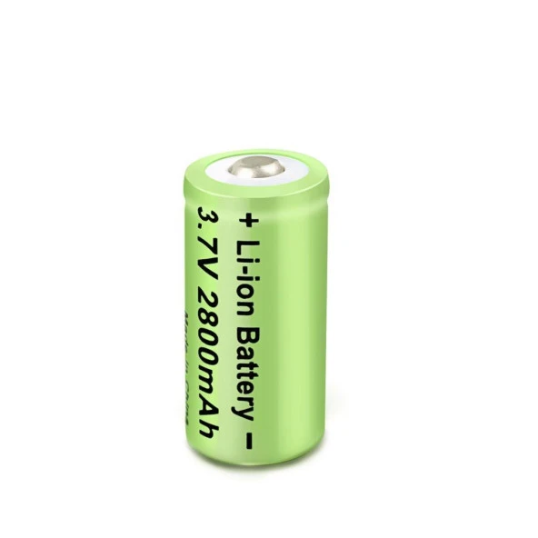 16340 CR123A 2800mAh 3.7V Li-ion Şarj Edilebilir Pil - 2