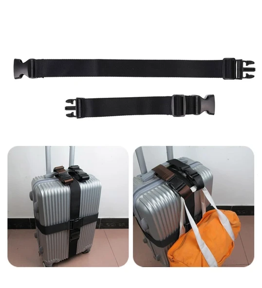 Balp Gri Renk Valiz Bavul Emniyet Kemeri 1 Adet En 4cm - 2