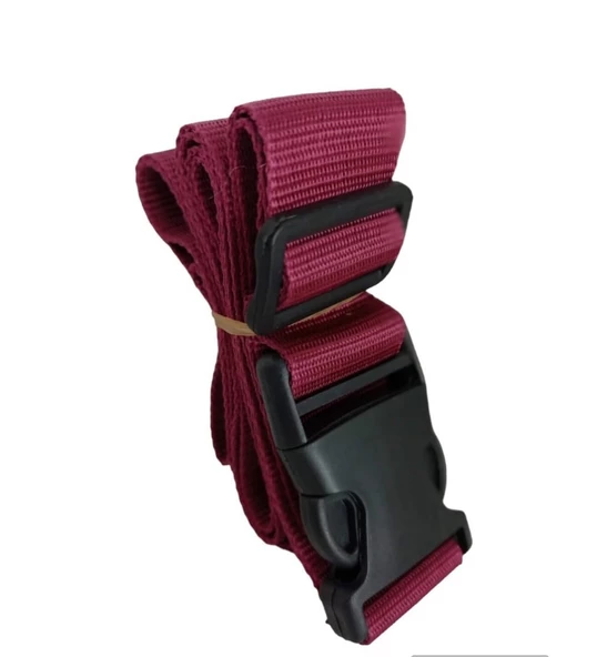 Balp Bordo Renk Valiz Bavul Emniyet Kemeri 1 Adet En 4cm ürün görseli