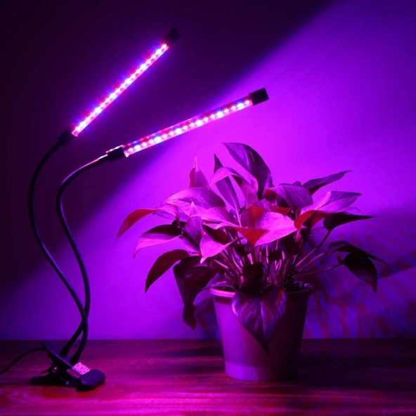 Tam Spektrum LED Işık Bitki Büyütme 5V USB 40W Zaman ve Renk Ayarı - 2