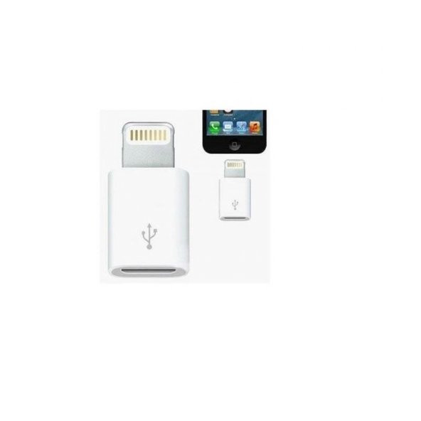 Micro Usb Apple iPhone Lightning Çevirici Dönüştürücü Adaptör - 2
