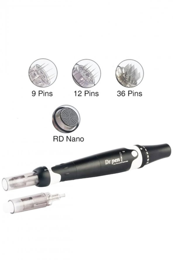 Dr. Pen 36 Pin 10 Adet A7 Model Için Orjinal Siyah Model - 1