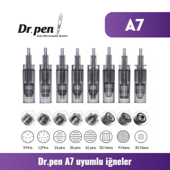 Dr. Pen 3D Nano Pin 10 Adet A7 Model Için Orjinal Siyah Model - 4