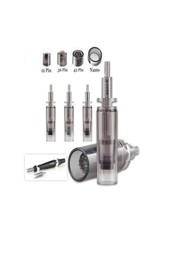 Dr. Pen 9 Pin 10 Adet A7 Model Için Orjinal Siyah Model - 2