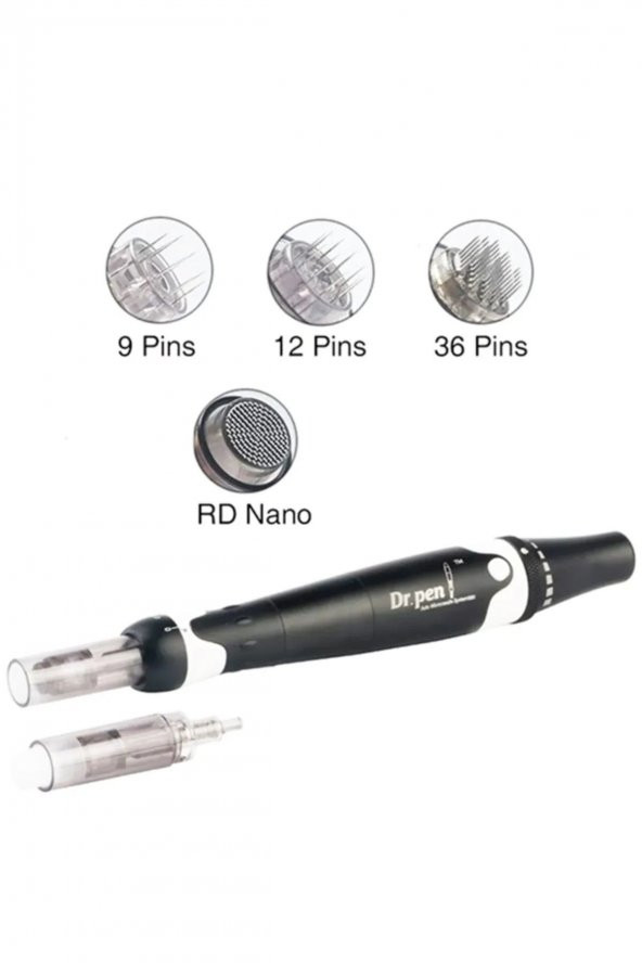 Dr. Pen 9 Pin 10 Adet A7 Model Için Orjinal Siyah Model - 3