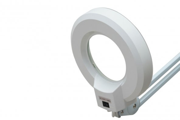 Ayaklı Tekerlekli Loop Led Işıklı Büyüteç 2023 Model 120 Ledli 5X - 3