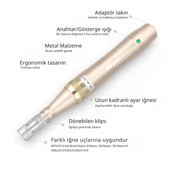 Dr Pen Ultima M5-W Bataryalı Dermapen Cihazı - 4