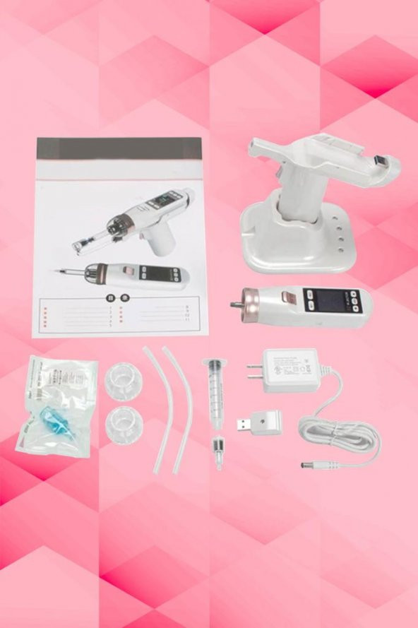 Ez Mezoterapi Tabancası Hydrolifting Enjeksiyon Tabancası Yüz Kırışıklık İz Giderme Cihazı - Resim 4