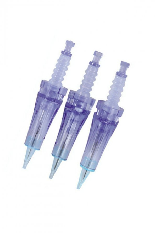 Dr.pen Dermapen Uyumlu Soketli Mavi Kalıcı Makyaj Iğnesi 1 Pin 10 Adet - 2