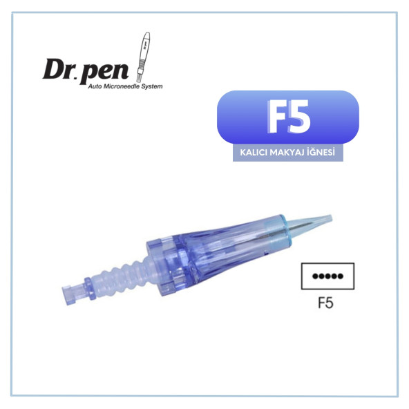 10 Adet 5F Pin Iğne Dermapen A1-a6-e30-n2-m5-m7-mym Cihazlarına Uyumludur. - 3
