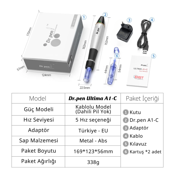 Dr Pen A1-c Ultıma Dermapen Kalıcı Makyaj Cihazı - 6