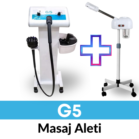 G5 Vibro Masaj Selülit  Sıkılaşma Aleti + EAST Vapozon Sıcak Buhar Makinası 2 li Set