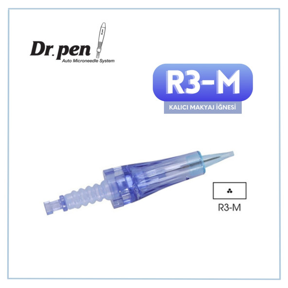 Dr pen 10 Adet 3rl Dr.pen-m5-m7-mym-a6-a1 Uyumlu Kalıcı Makyaj İğnesi