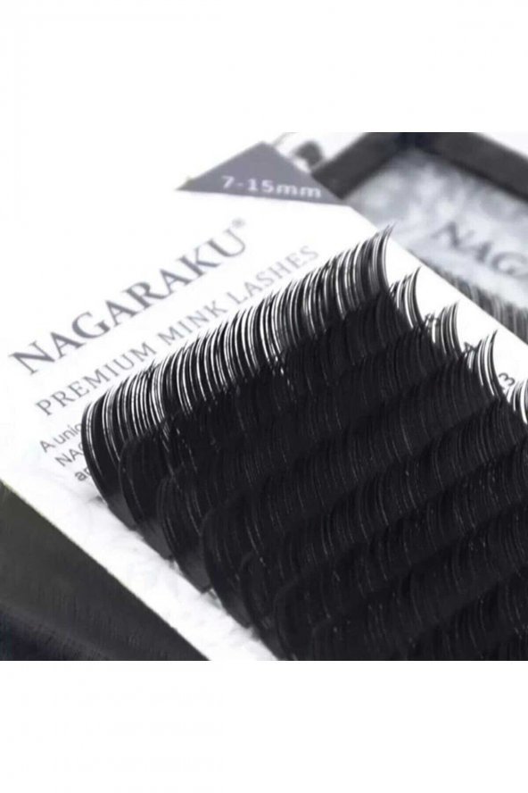 Nagaraku 0.10 Kalınlık D Kıvrım Mix Ipek Kirpik 7- 15 Mm Boy Aralığı - 2