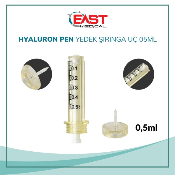 Hyaluron Pen 0.5ml 5 Adet Iğnesiz Başlık