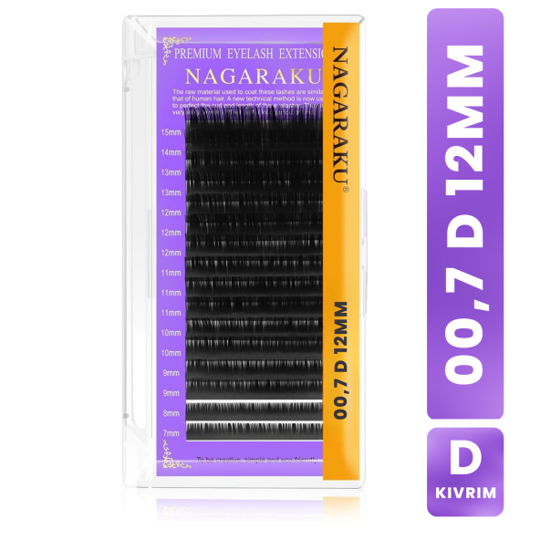 Ipek Kirpik 0.07 D Kıvrım 12 Mm