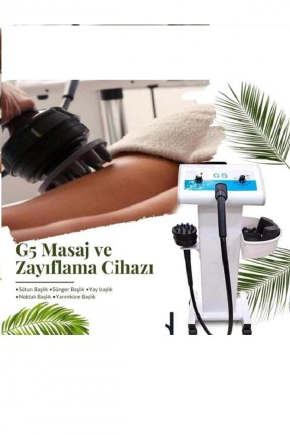 G5 Plus Yeni Model Bölgesel Zayıflama Ve Selülit Masaj Aleti 1950 Devir Ve 1 Adet Masaj Jeli - 5