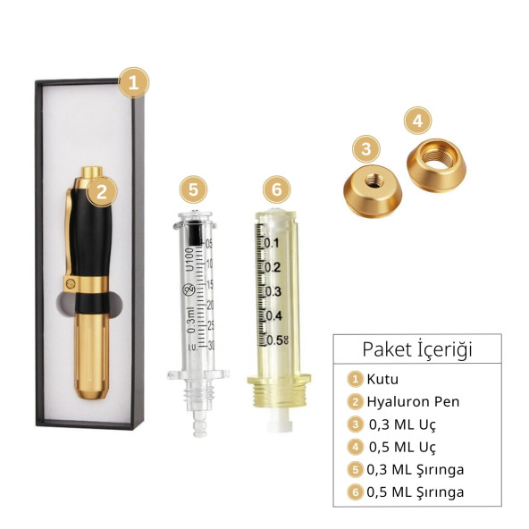 Hyaluron Pen Iğnesiz Dolgu 3ml-5ml Çift Başlıklı - Resim 4
