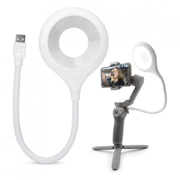 ScHitec UsbA Girişli Sesli Komutlu Taşınabilir Led Lamba - 4