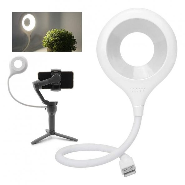 ScHitec UsbA Girişli Sesli Komutlu Taşınabilir Led Lamba - 7