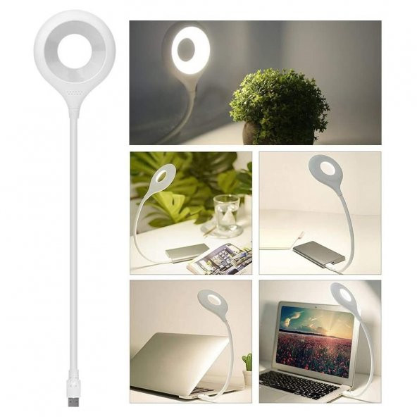 ScHitec UsbA Girişli Sesli Komutlu Taşınabilir Led Lamba - 8