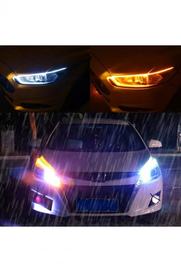 Ford Tourneo Courier Uyumlu Ayarlı Amerikan Park Modülü Ve Far Üstü Kayar Led - 2