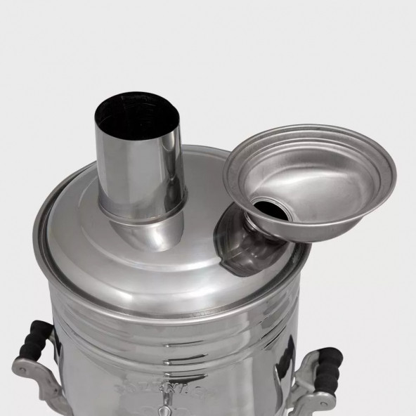 Sözenler Ks13 (4 Lt) Krom Ayrılabilir Odunlu Semaver - 2
