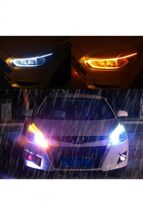 Renault Clio 1 Far Üstü, Içi Kayar Led Ve Ayak Altı Led Seti - 3