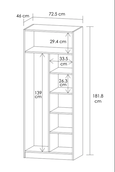 Mobilique  Vegas GarAskılı ve Raflı No:1-3 - Resim 4