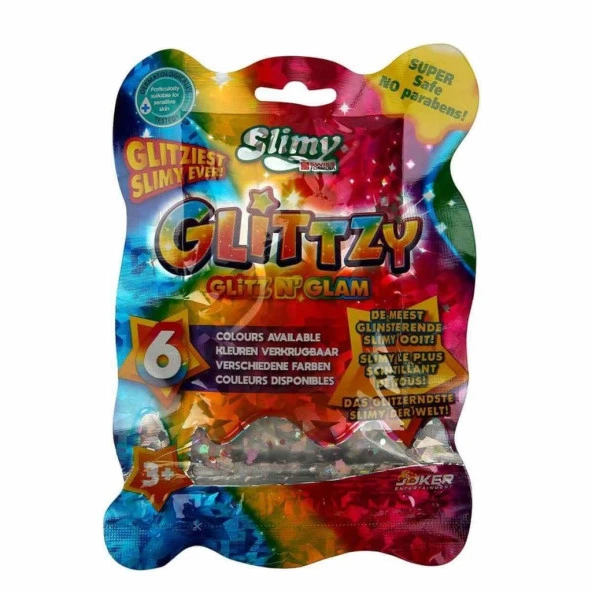 34025 Slimy Glitzy 10 Renk 90 gr - Asya Oyuncak - 5