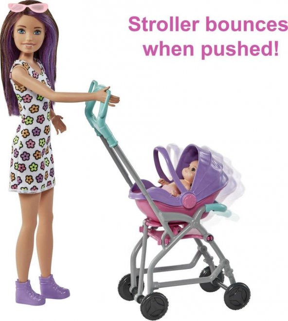 Barbie Bebek Bakıcısı Bebeği ve Aksesuarları Oyun Seti Seri: FHY97 Item : GXT34 - 2