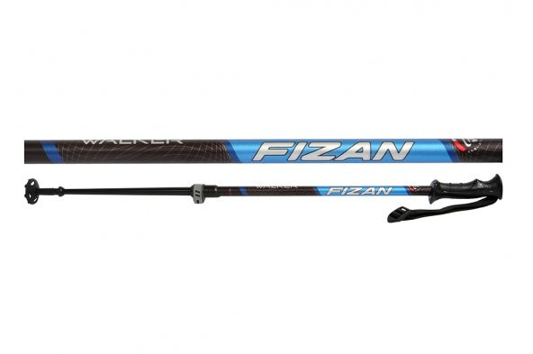 Fizan Walker 2 Section Çiftli Pole Baton-MAVİ