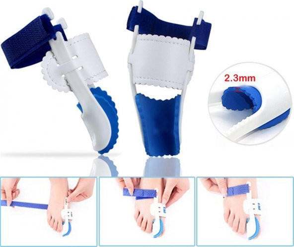 Halluks Valgus Ayak Baş Parmak Ateli Gece Ateli Bunyon Koruyucu Kemik Çıkıntısı Aparatı Kemik Bunyon - 3