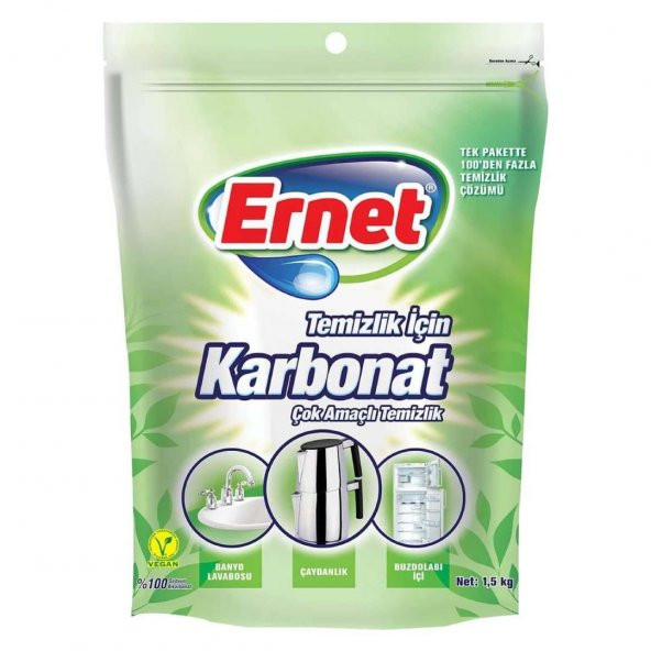 Ernet Temizlik İçin Karbonat 1,5 Kg
