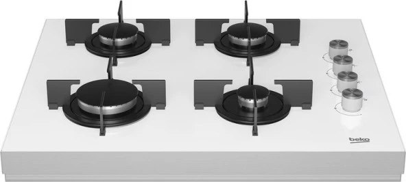Beko BSTOC 827 B Beyaz Set Üstü Ocak - Resim 2
