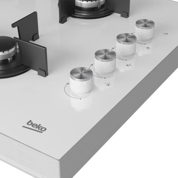 Beko BSTOC 827 B Beyaz Set Üstü Ocak - Resim 3