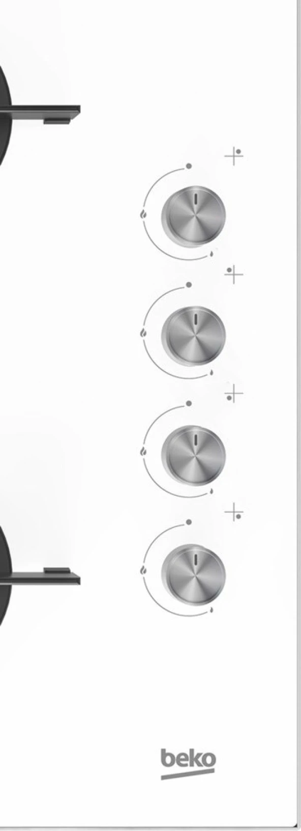 Beko BSTOC 827 B Beyaz Set Üstü Ocak - Resim 4